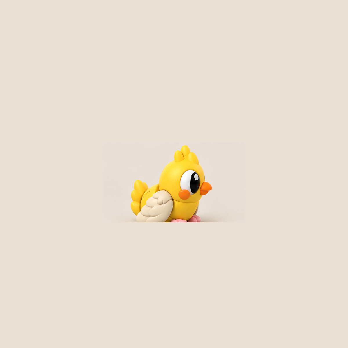 Articulated Little Chicken – Mini Farm Animal Desk Pet