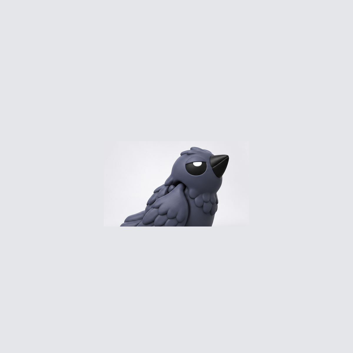 Articulated Crow Fidget Toy – Mini Bird Desk Pet