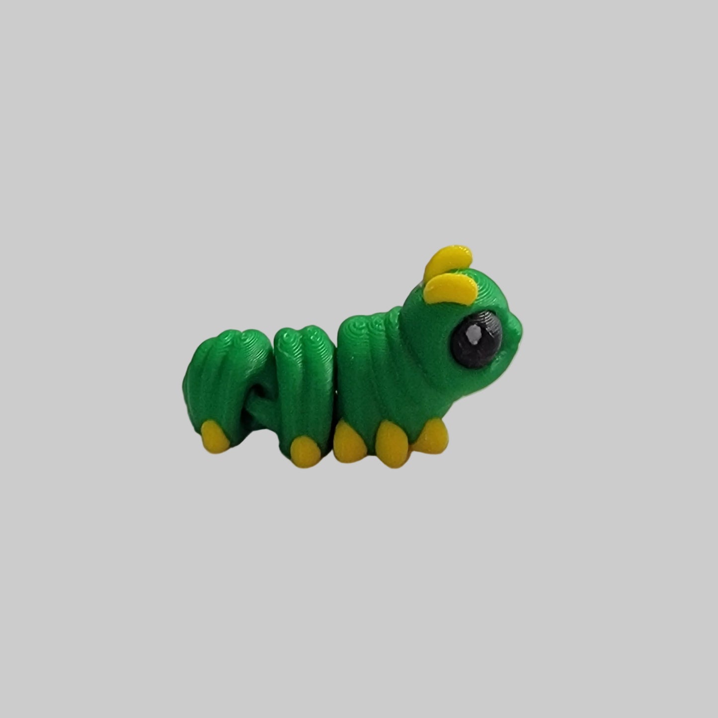 Mini Caterpillar Articulated Fidget Toy – 3D Printed Desk Pet