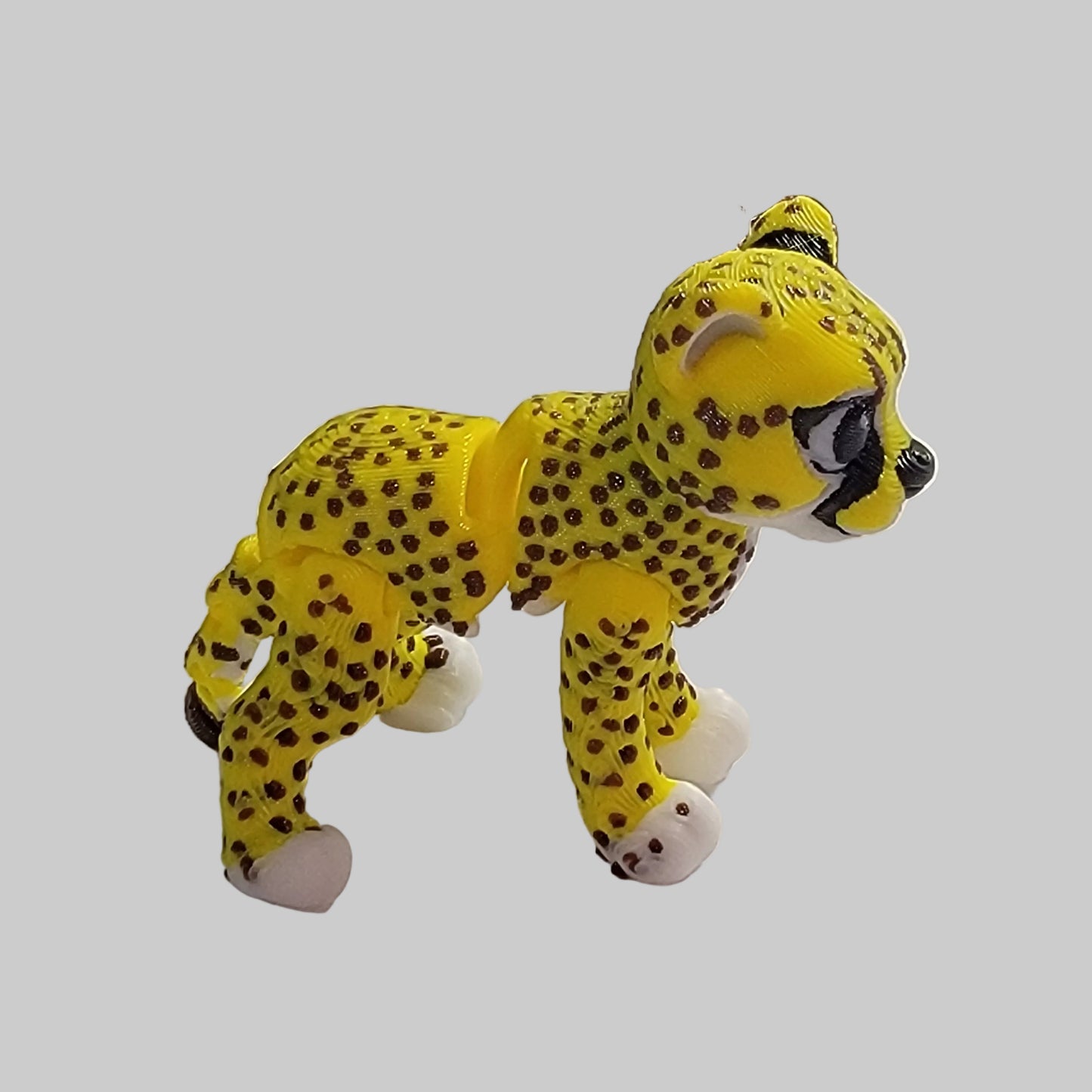 Mini Cheetah Articulated Fidget Toy – 3D Printed Desk Pet