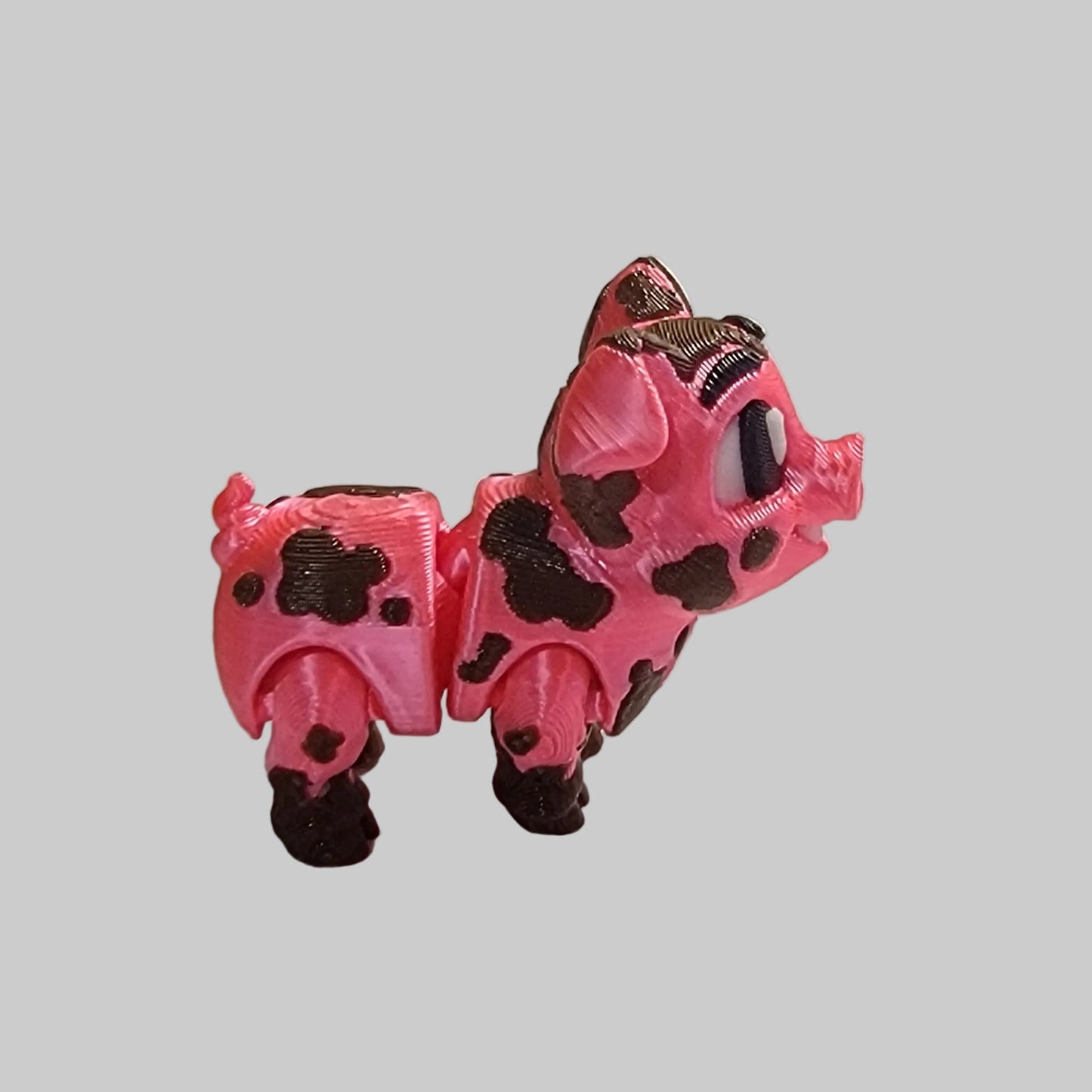 Mini Pig Articulated Fidget Toy – 3D Printed Desk Pet