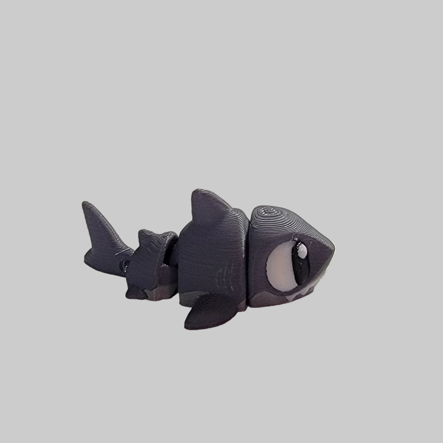 Mini Shark Articulated Fidget Toy – 3D Printed Desk Pet