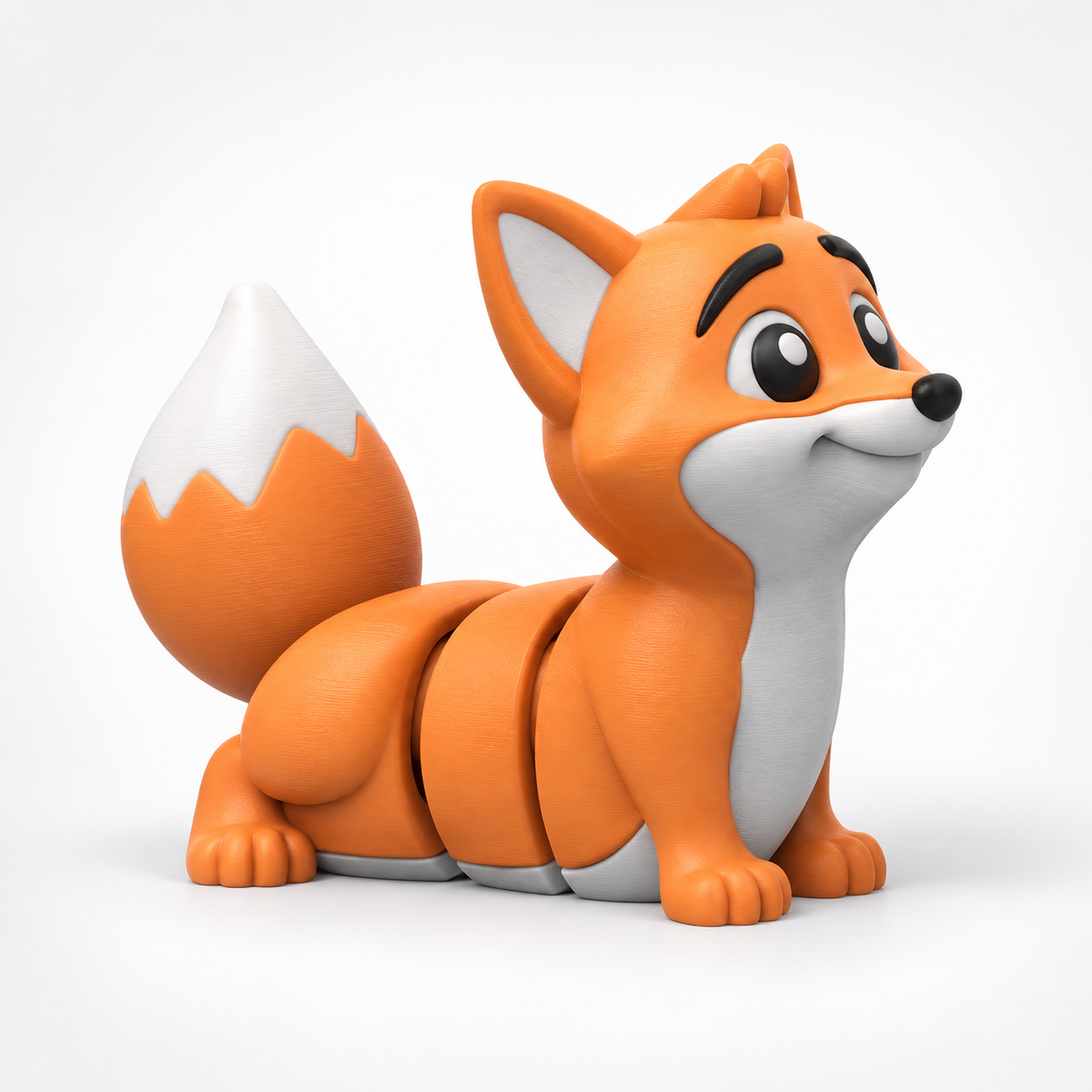 Articulated Fox Fidget Toy – Flexi Desk Pet