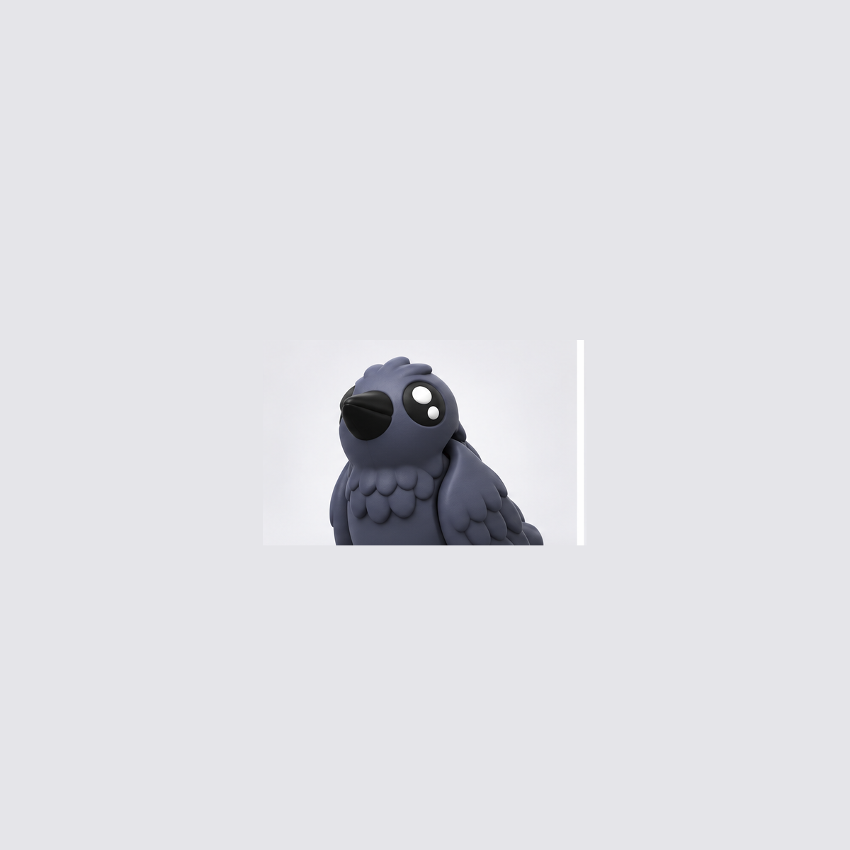 Articulated Crow Fidget Toy – Mini Bird Desk Pet