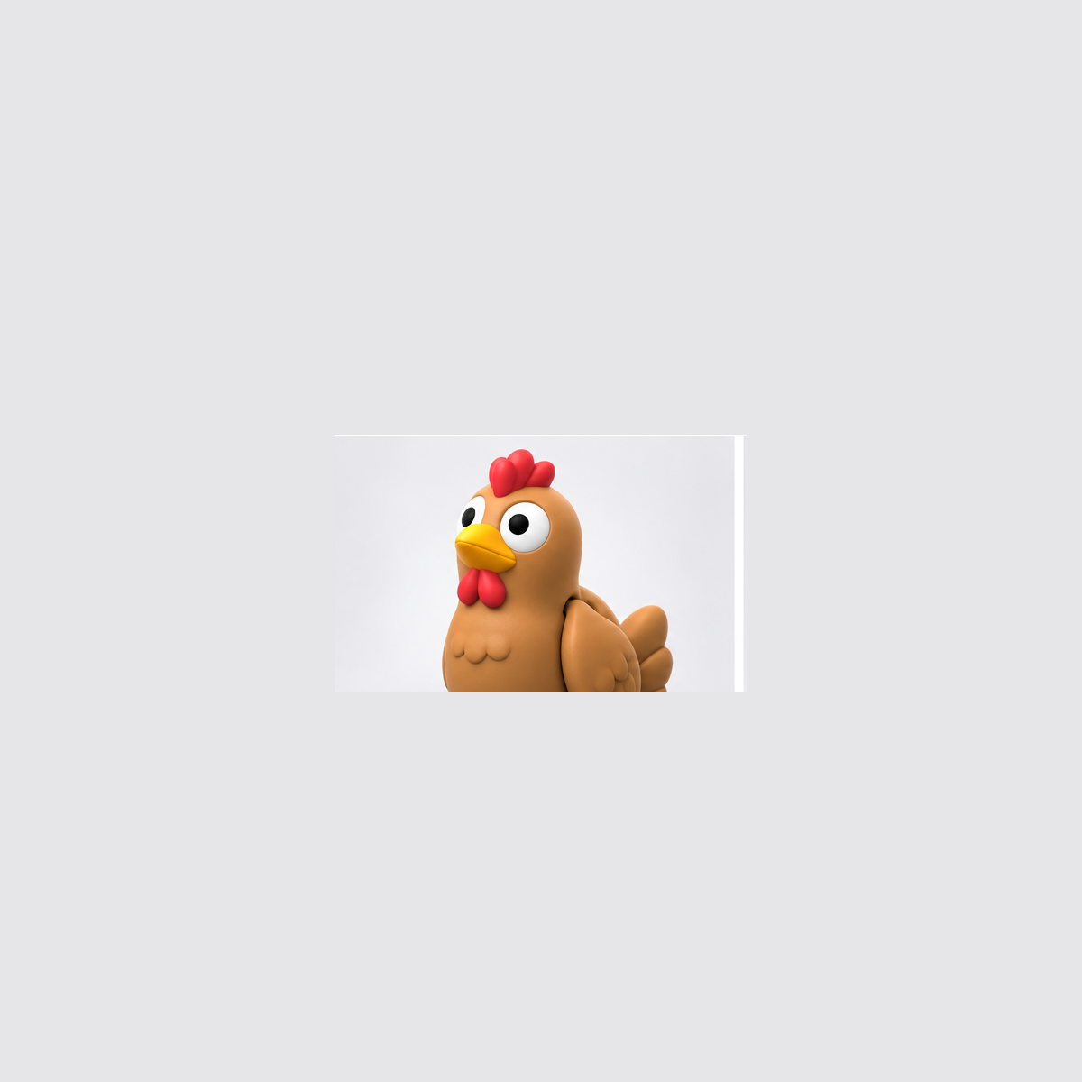 Articulated Chicken Fidget Toy – Mini Farm Animal Desk Pet