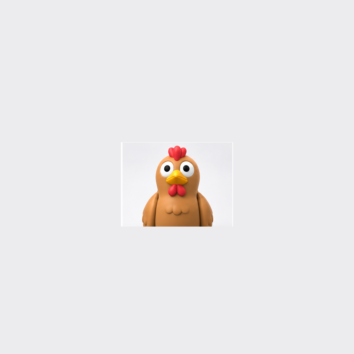 Articulated Chicken Fidget Toy – Mini Farm Animal Desk Pet