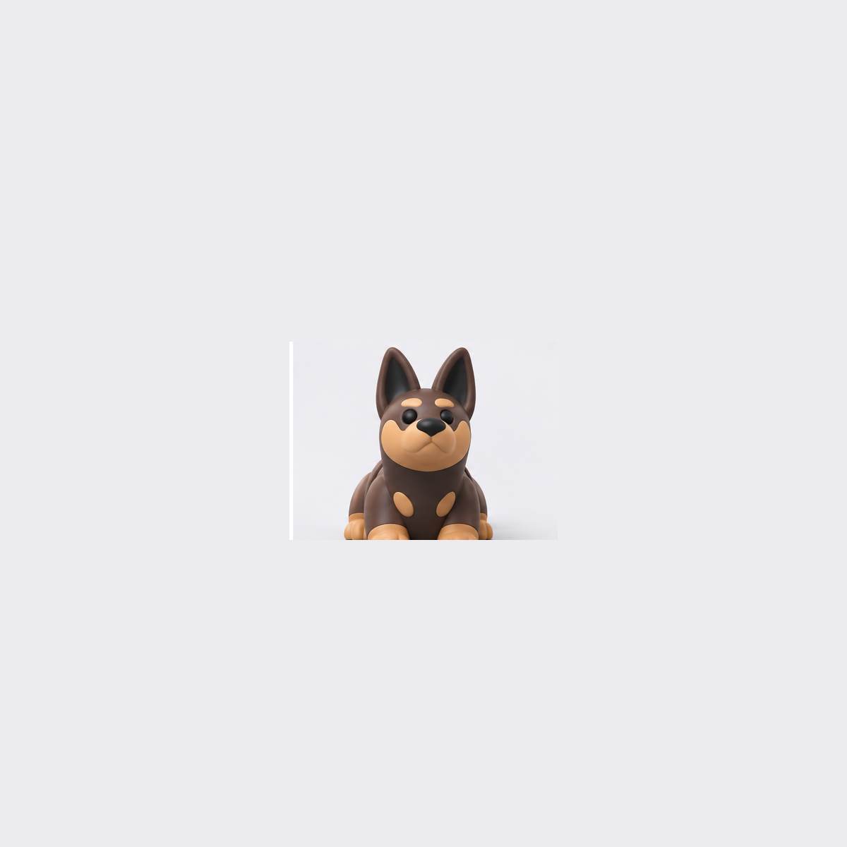 Articulated Doberman Fidget Toy – Mini Dog Desk Pet