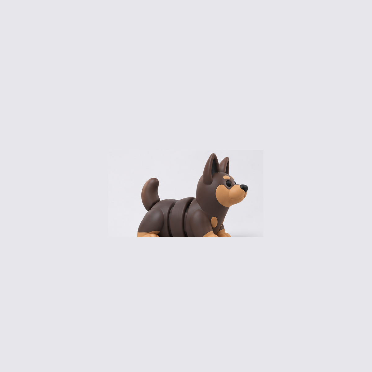 Articulated Doberman Fidget Toy – Mini Dog Desk Pet