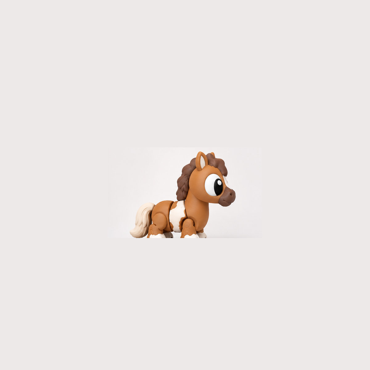 Articulated Horse Fidget Toy – Mini Farm Animal Desk Pet