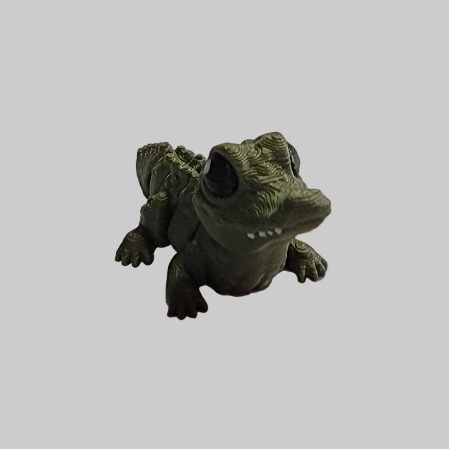 Mini Alligator Articulated Fidget Toy – 3D Printed Desk Pet
