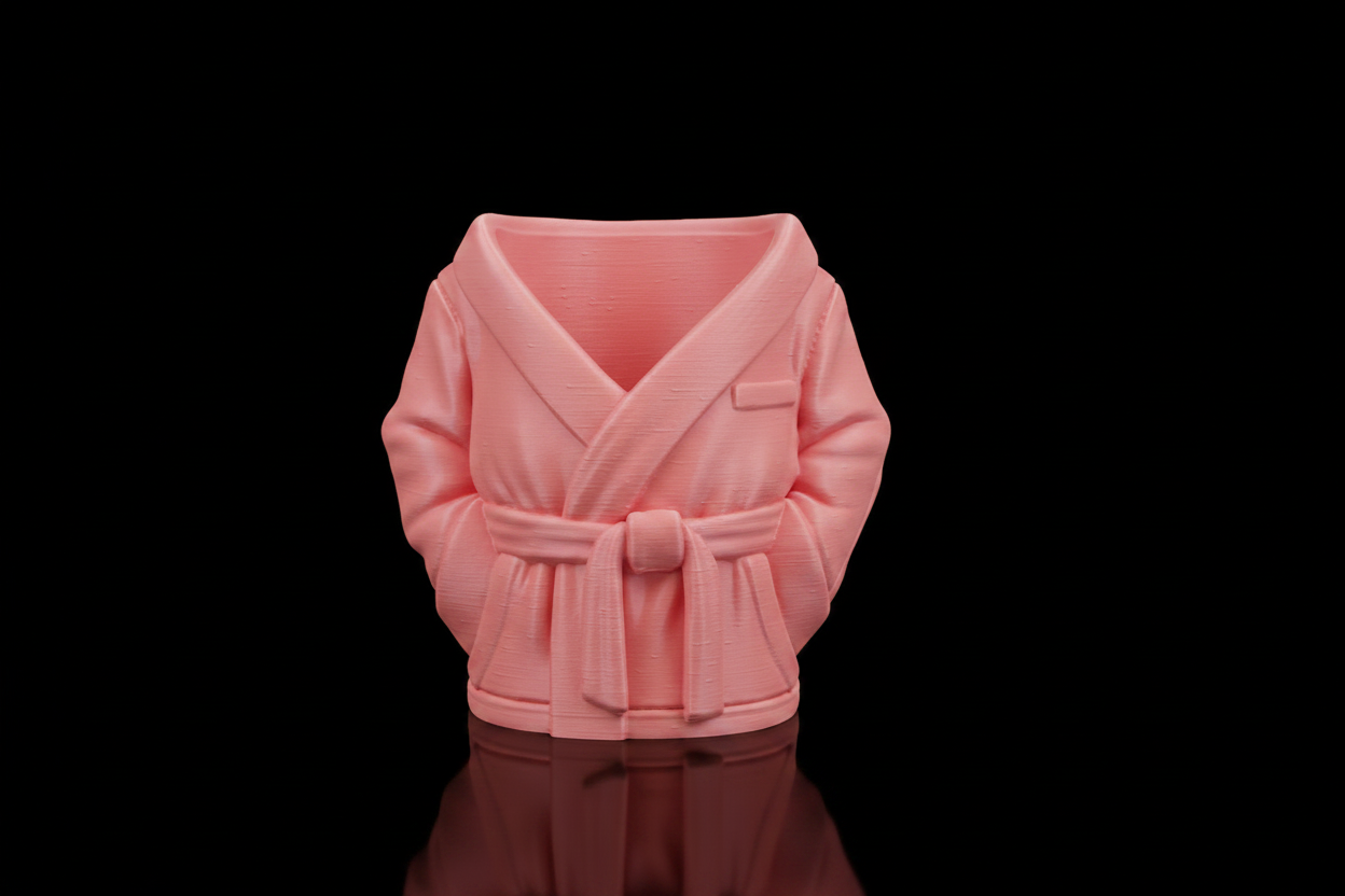 3D Printed Bathrobe Can Holder – Novelty Drink Holder