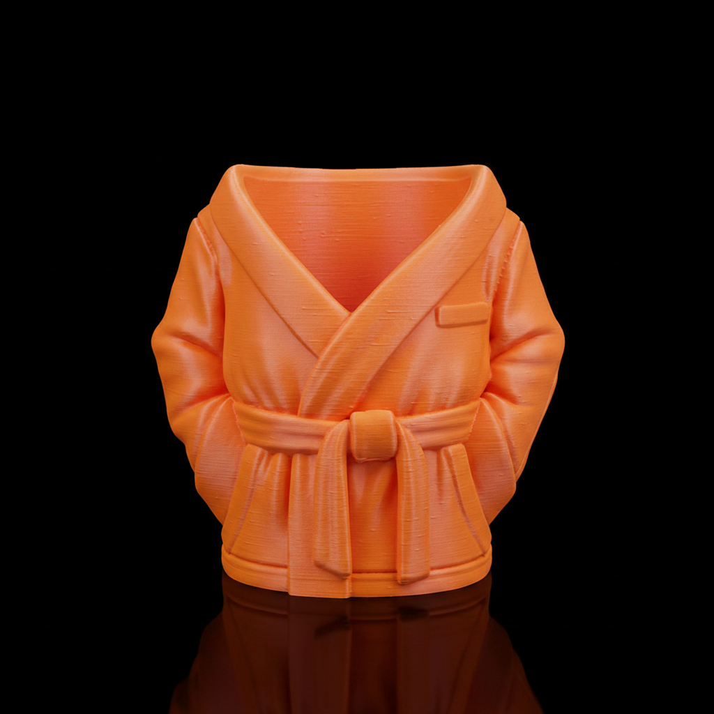 3D Printed Bathrobe Can Holder – Novelty Drink Holder