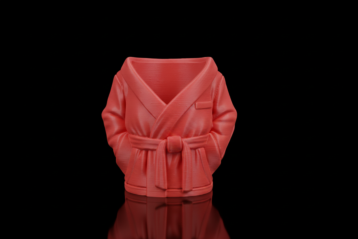 3D Printed Bathrobe Can Holder – Novelty Drink Holder