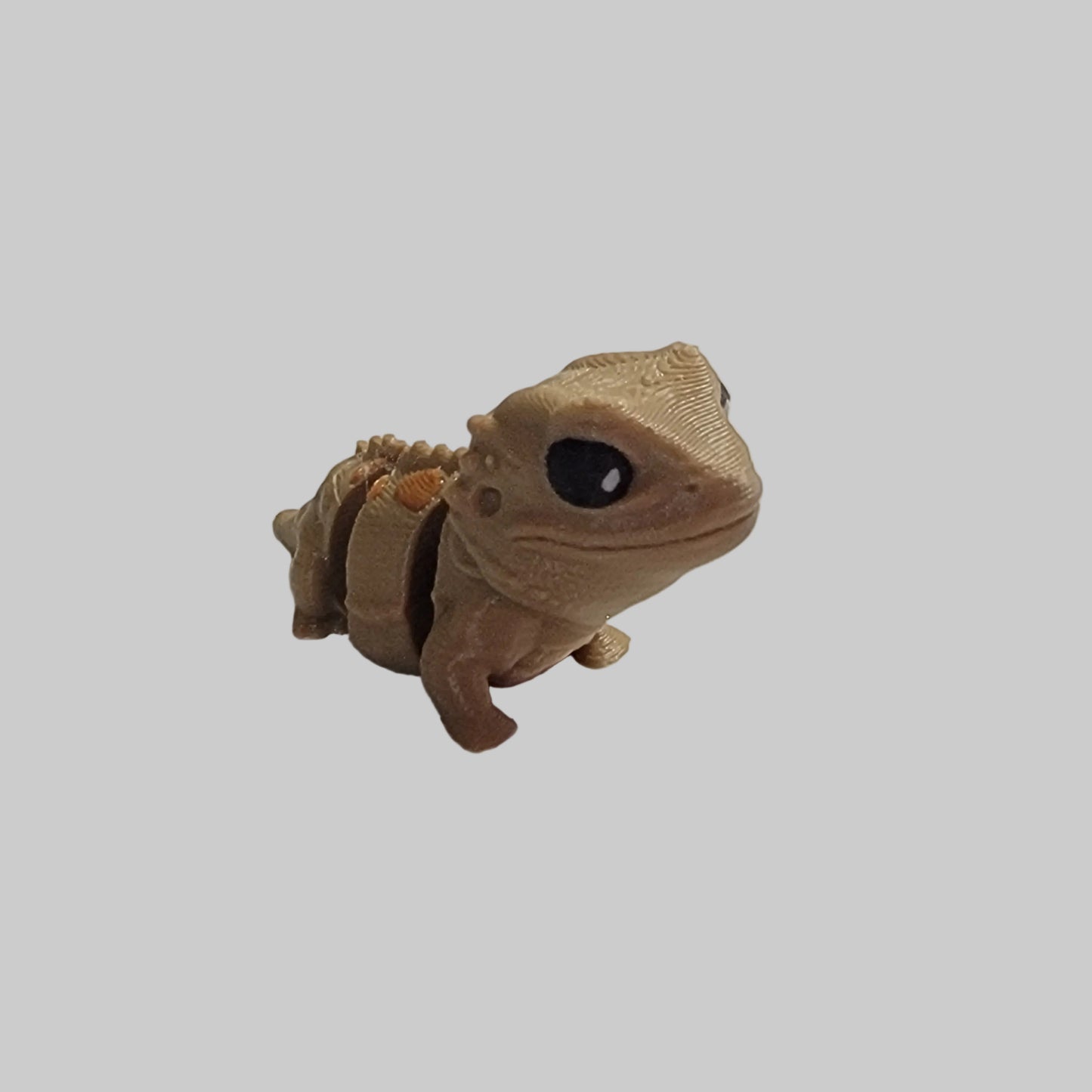 Mini Bearded Dragon Articulated Fidget Toy – 3D Printed Desk Pet