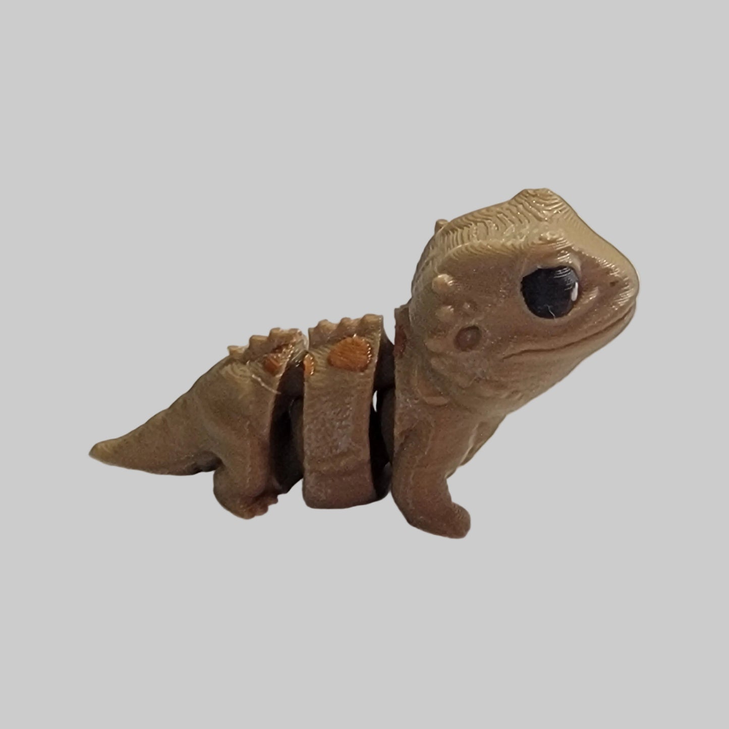 Mini Bearded Dragon Articulated Fidget Toy – 3D Printed Desk Pet