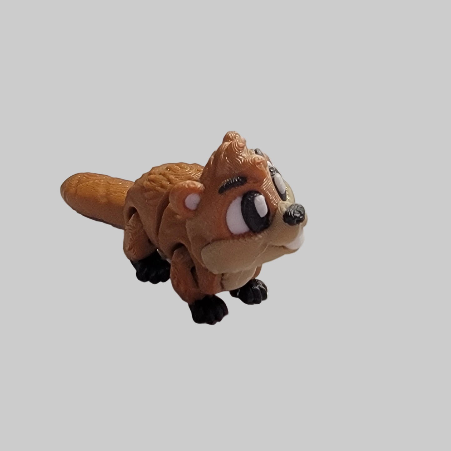 Mini Beaver Articulated Fidget Toy – 3D Printed Desk Pet