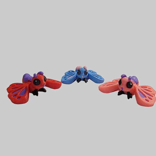 Mini Butterfly Articulated Fidget Toy – 3D Printed Desk Pet