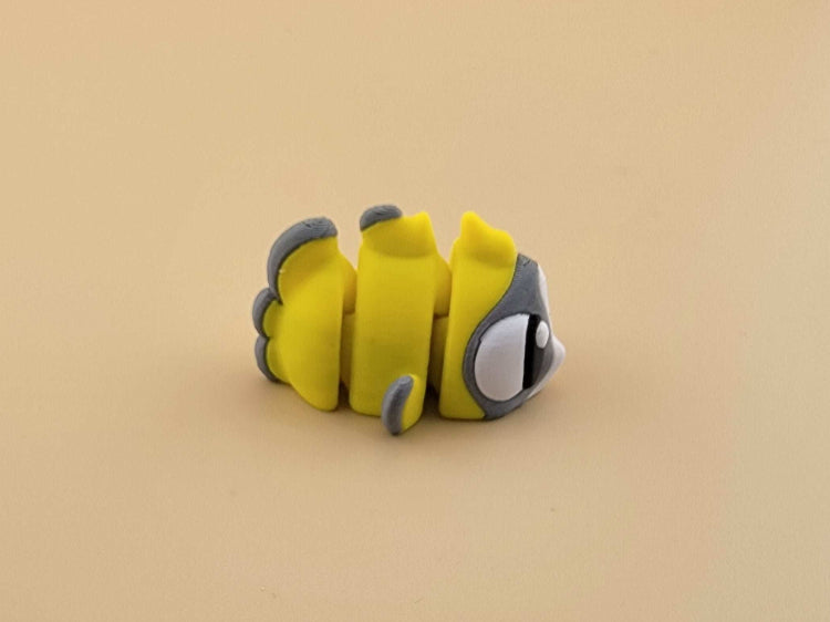 Side view of 3d printed Butterfly Fish