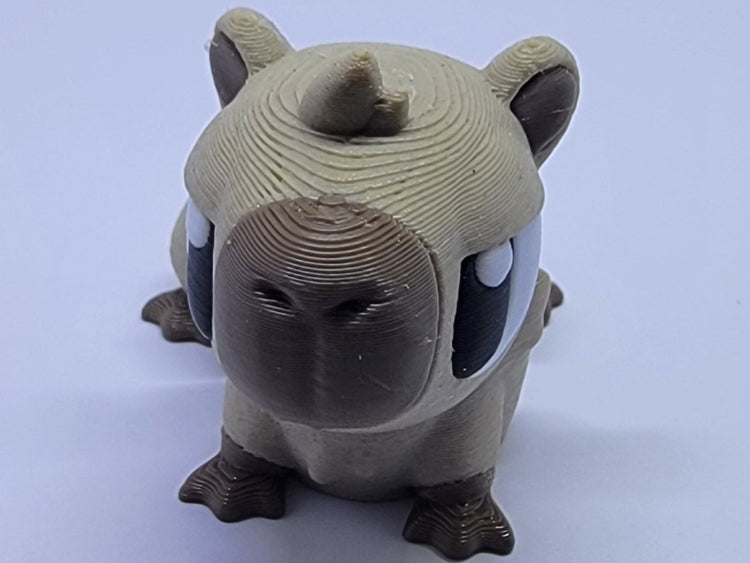 Capybara key chain 3d printed flexi 