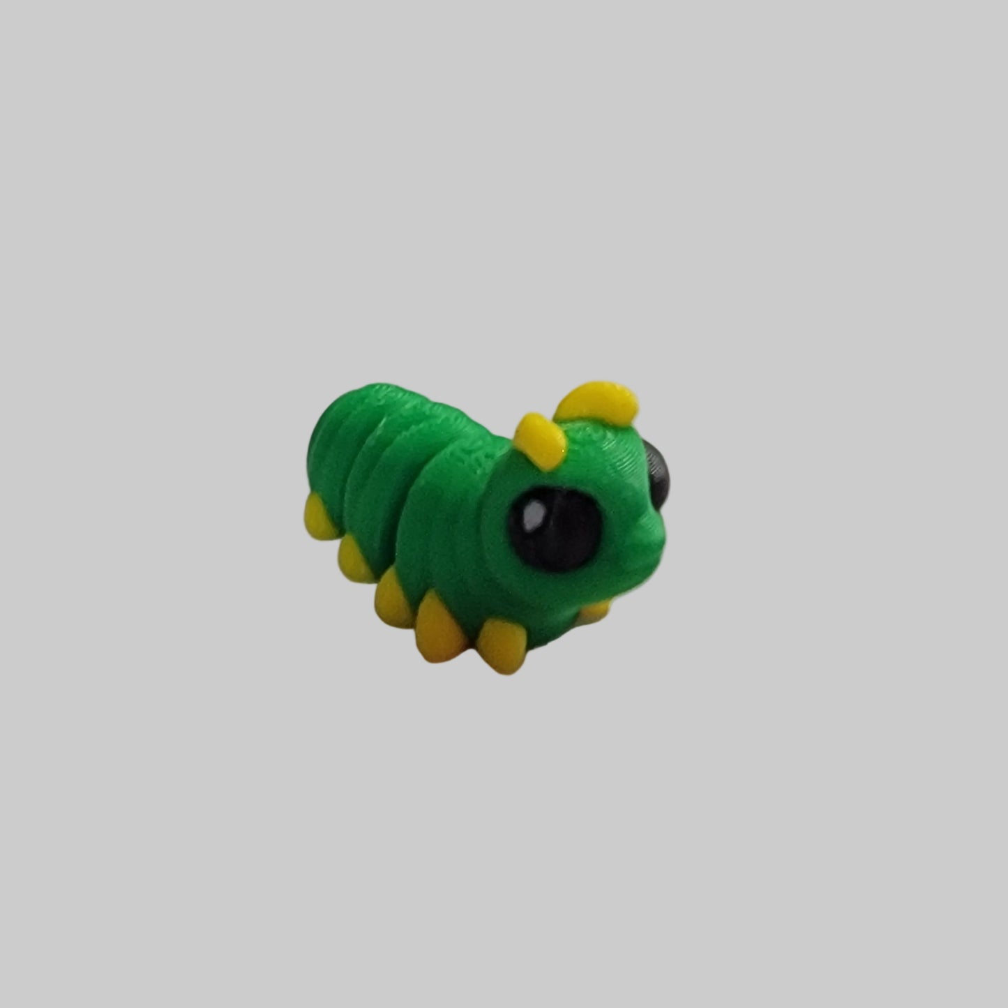 Mini Caterpillar Articulated Fidget Toy – 3D Printed Desk Pet