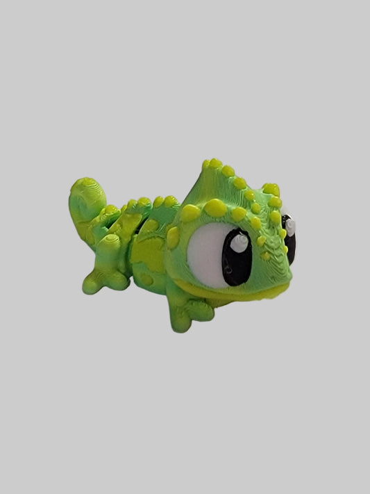 Mini Chameleon Articulated Fidget Toy – 3D Printed Desk Pet