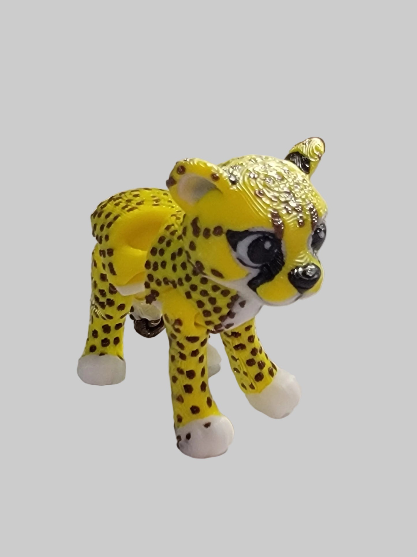Mini Cheetah Articulated Fidget Toy – 3D Printed Desk Pet