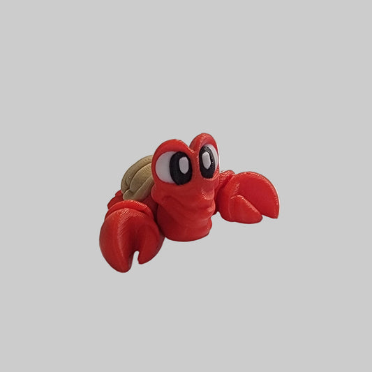 Mini Crab Articulated Fidget Toy – 3D Printed Desk Pet