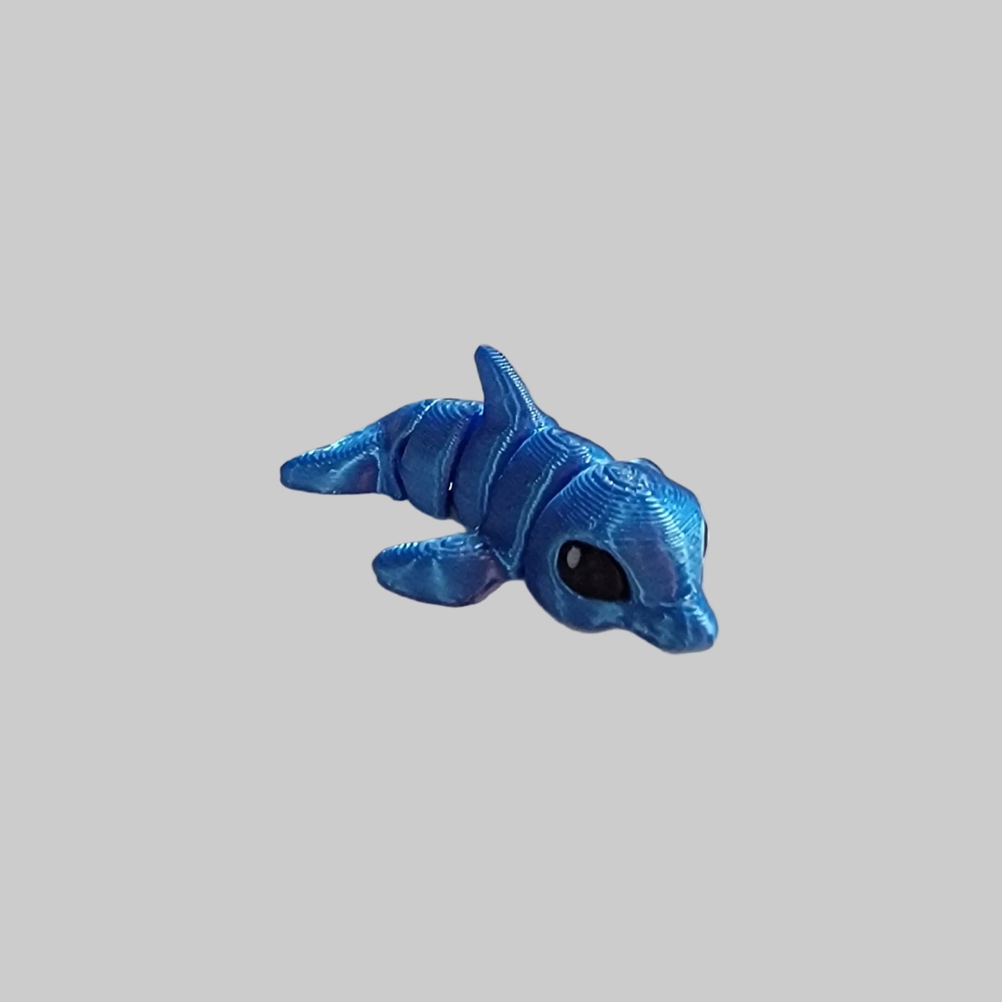 Mini Dolphin Articulated Fidget Toy – 3D Printed Desk Pet