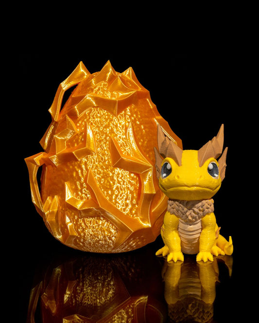 Lightning dragon egg – 3D printed dragon egg (image 1)