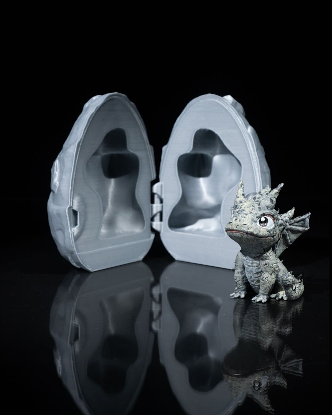 Stone dragon egg – 3D printed dragon egg (image 4)