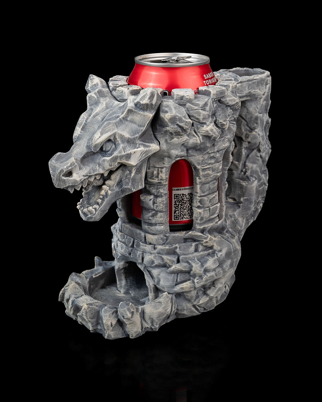 Dragons Fortress Can Holder & Dice Tower