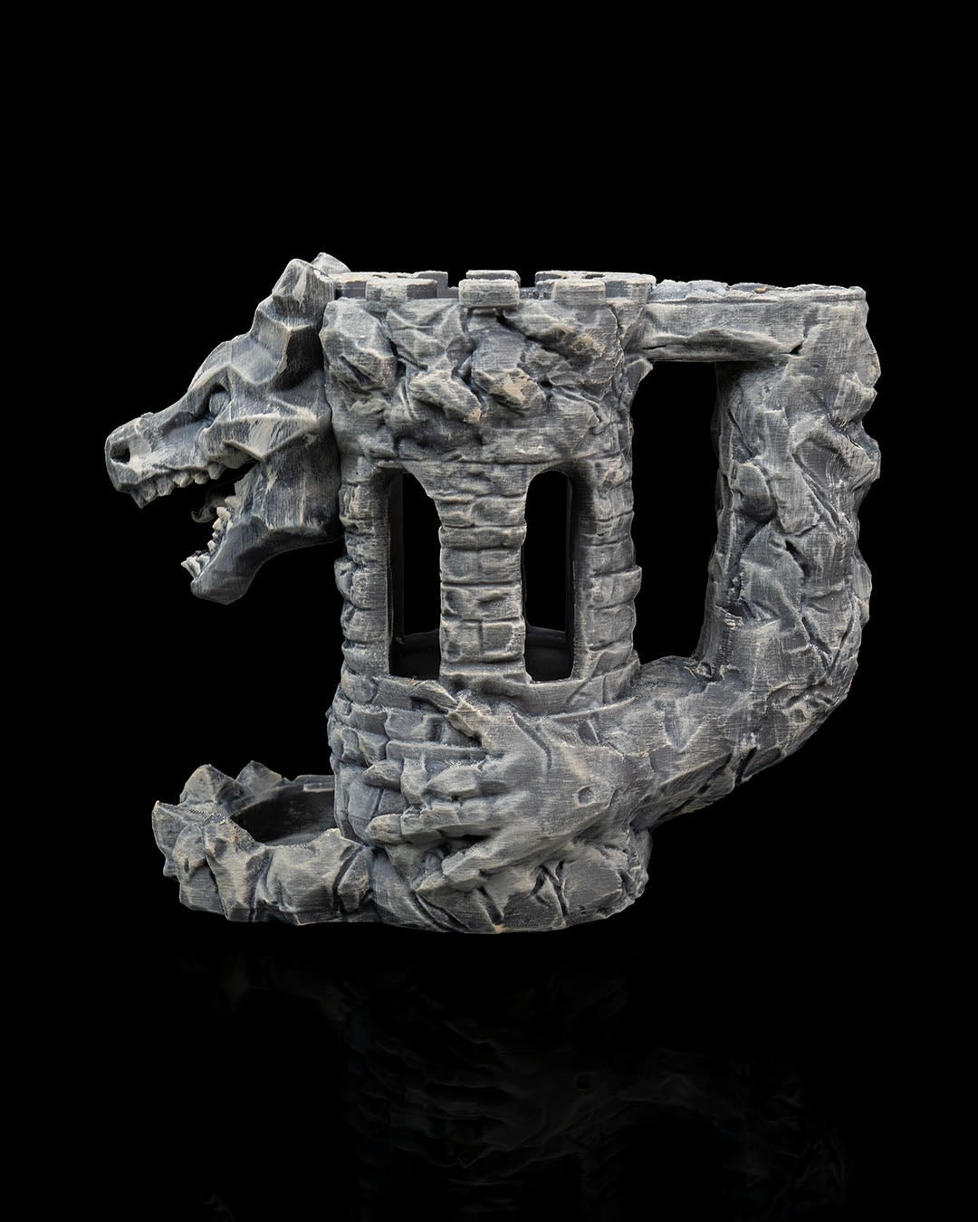 Dragons Fortress Can Holder & Dice Tower
