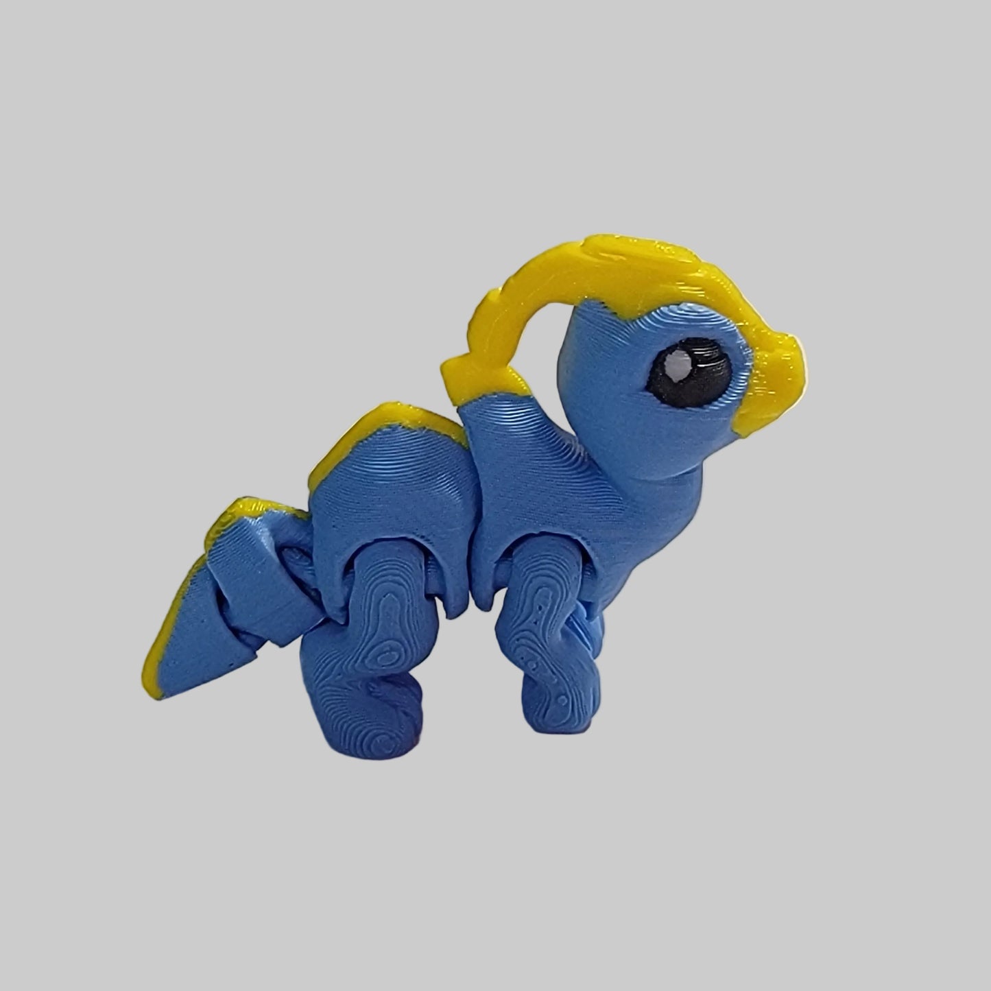 Mini Duckbill Dino Articulated Fidget Toy – 3D Printed Desk Pet