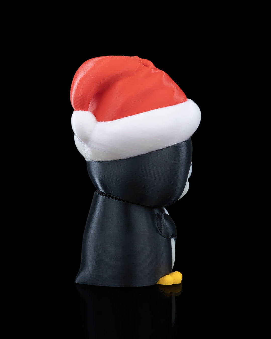 3D printed penguin side view – cute winter collectible