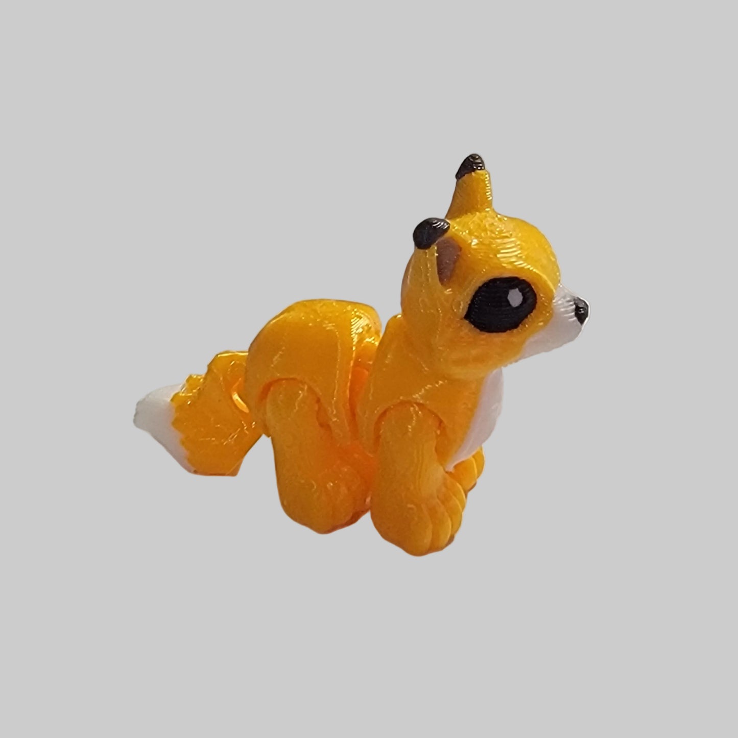 Mini Fox Articulated Fidget Toy – 3D Printed Desk Pet