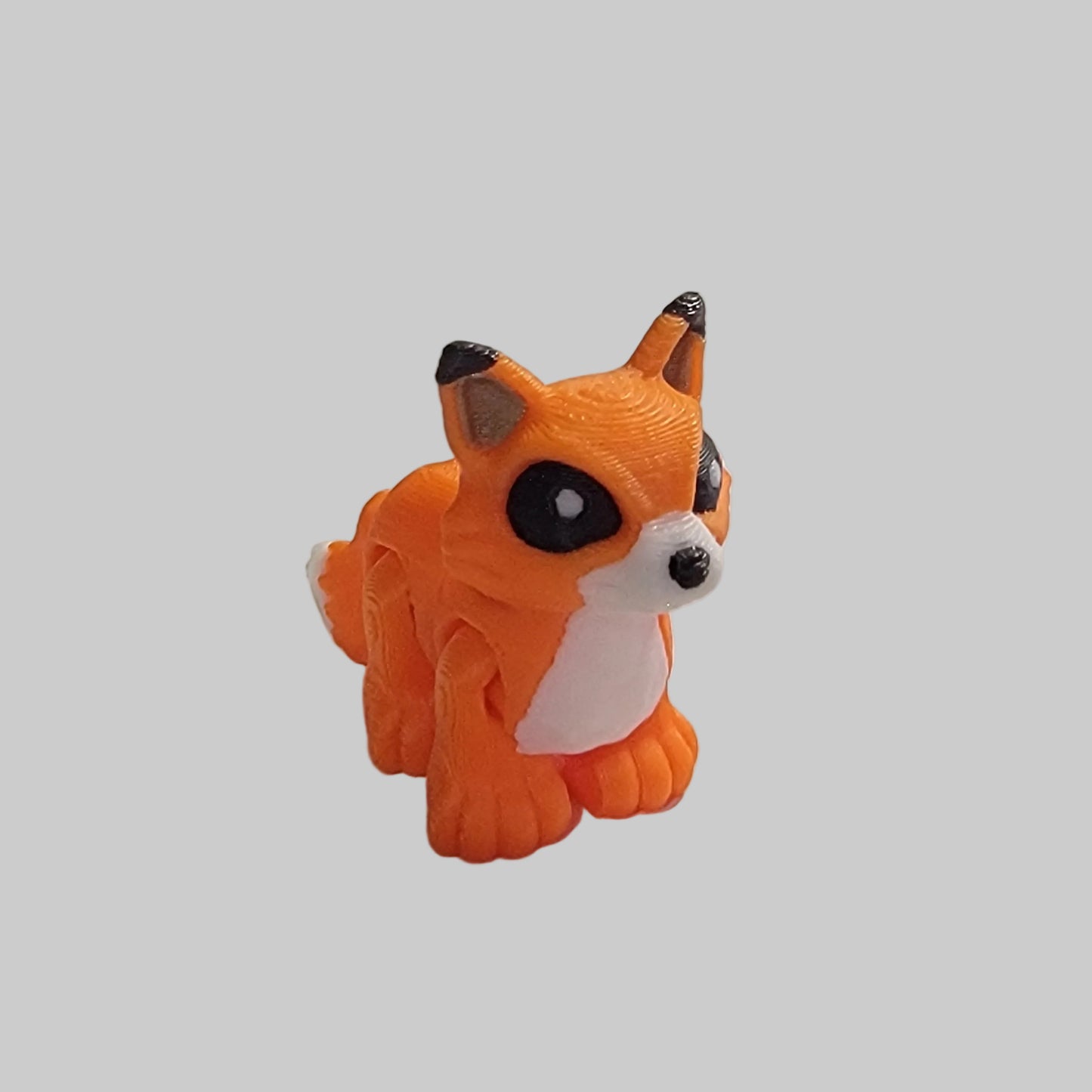 Mini Fox Articulated Fidget Toy – 3D Printed Desk Pet
