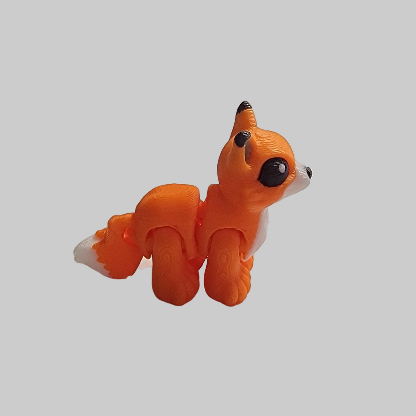 Mini Fox Articulated Fidget Toy – 3D Printed Desk Pet