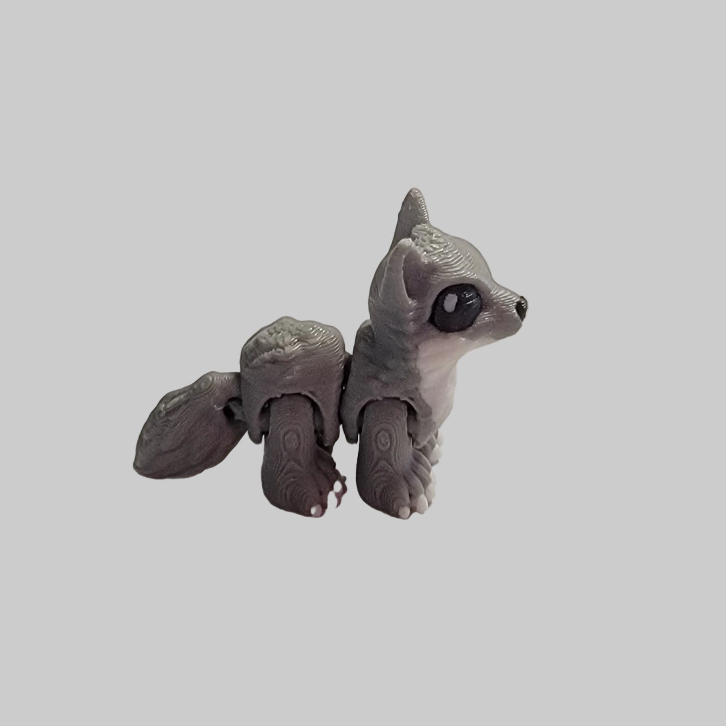 Mini Fox Articulated Fidget Toy – 3D Printed Desk Pet