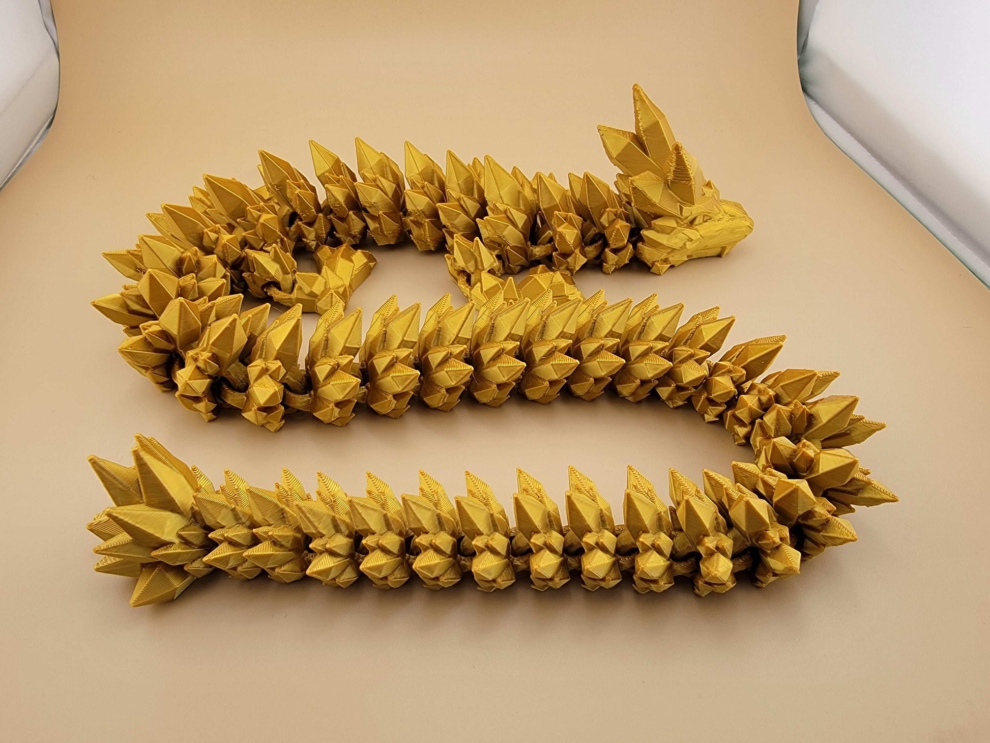 Golden Crystal Dragon layed out