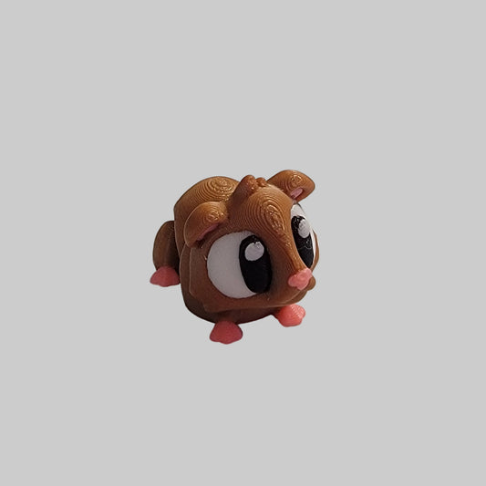 Mini Guinea Pig Articulated Fidget Toy – 3D Printed Desk Pet