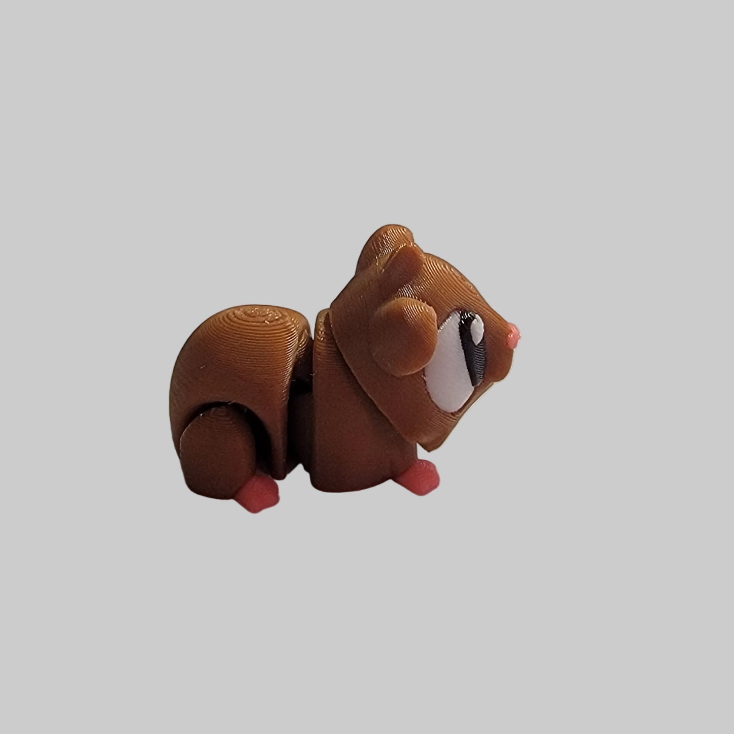 Mini Guinea Pig Articulated Fidget Toy – 3D Printed Desk Pet