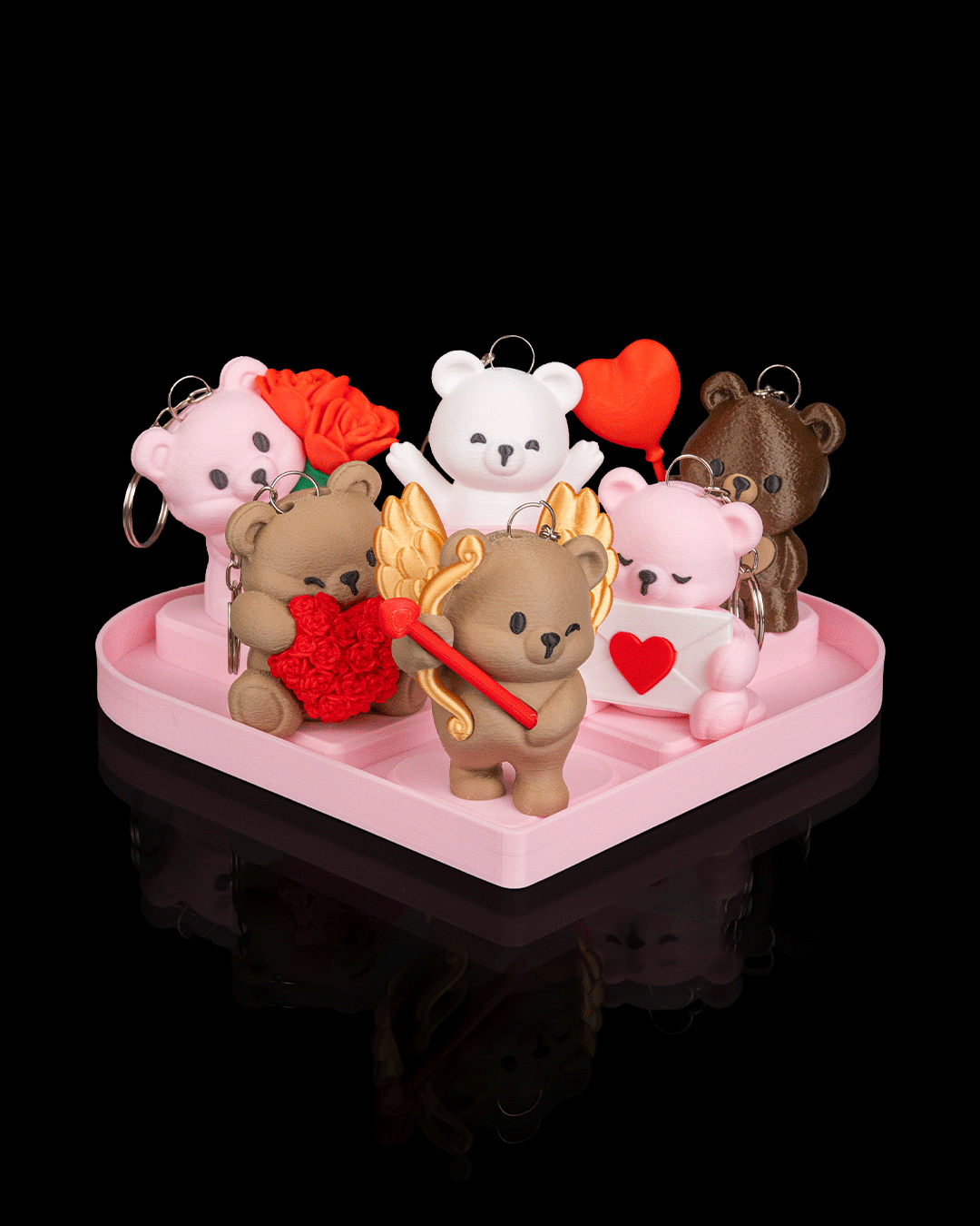 Heart-Stand  – 3D printed display tray for bear toy (image 6)