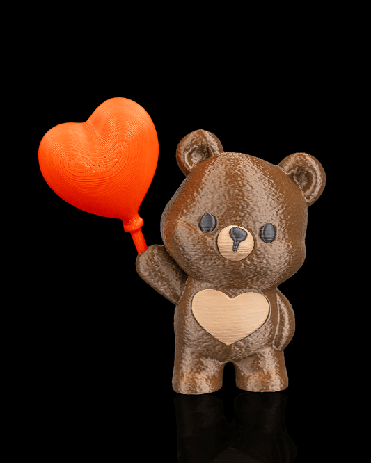 Heart Up Bear – 3D printed bear toy (image 1)