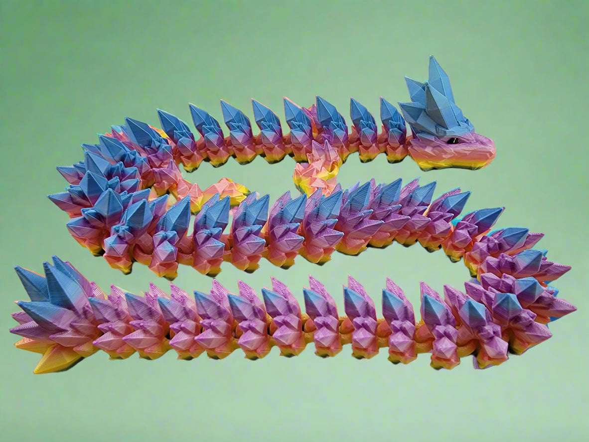 Close‑up on crystal‑like surface finish and flexi segments