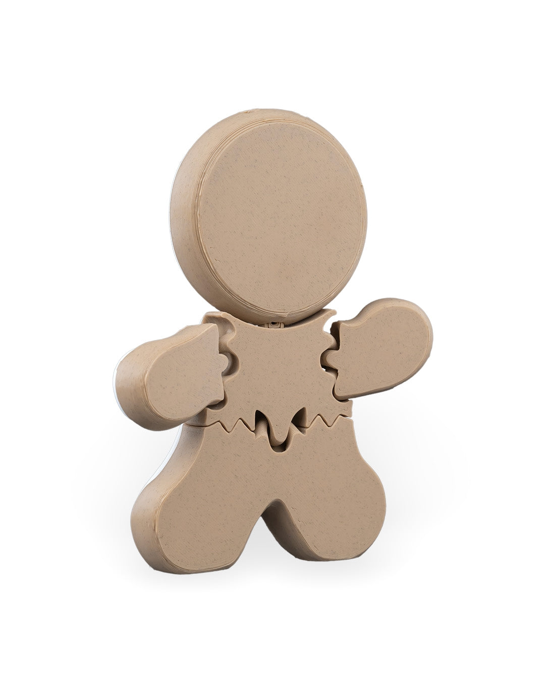 Close-up of gingerbread details and joints – 3D printed PLA