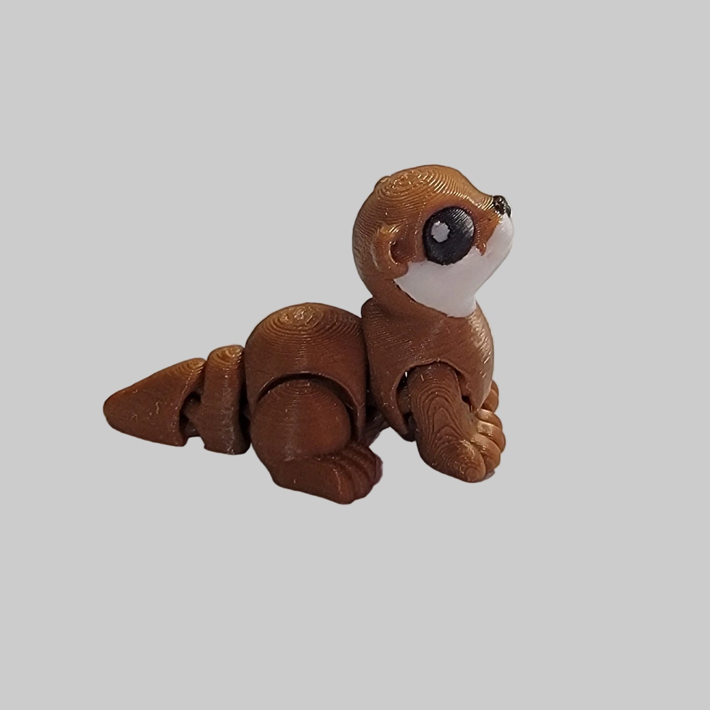 Mini Otter Articulated Fidget Toy – 3D Printed Desk Pet