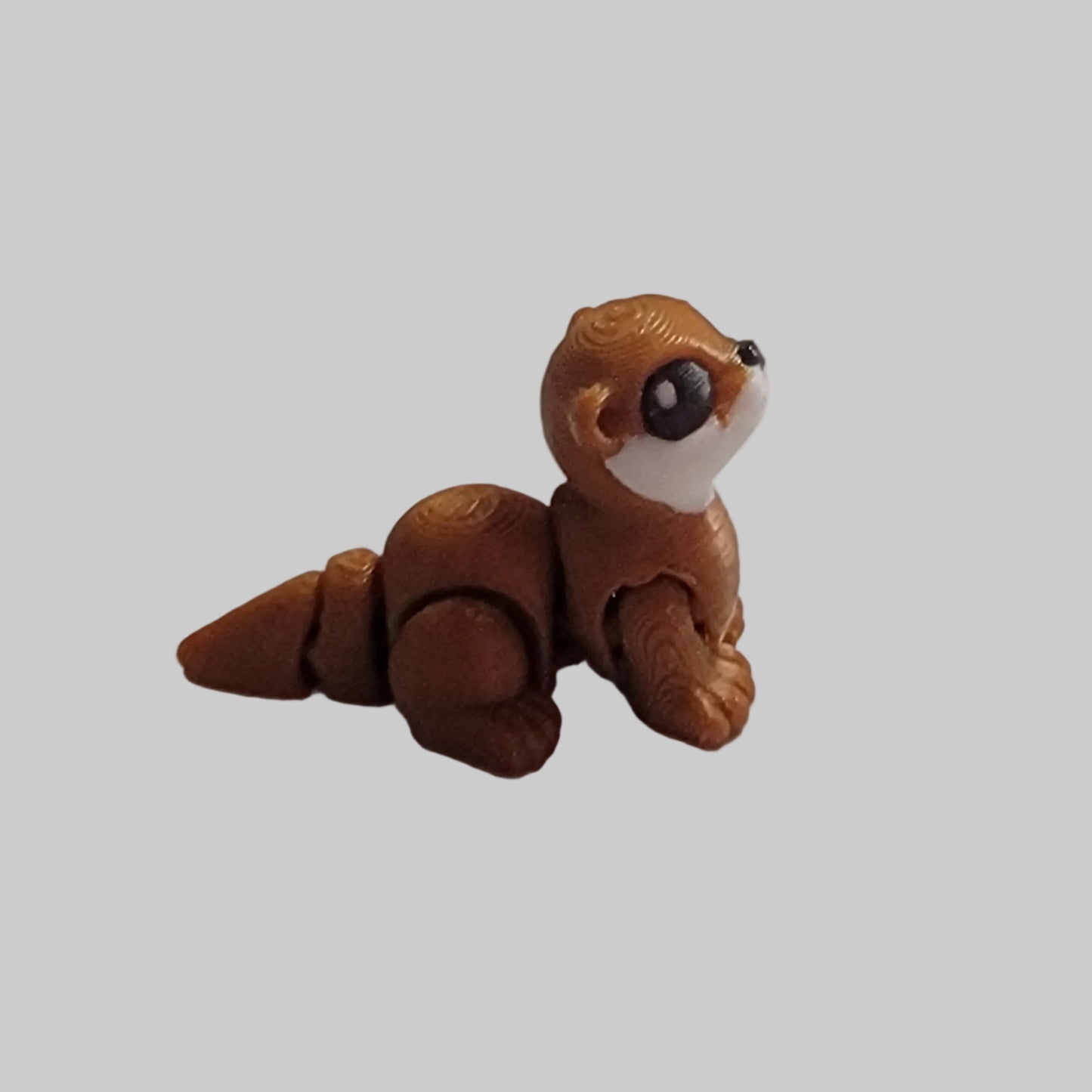 Mini Otter Articulated Fidget Toy – 3D Printed Desk Pet