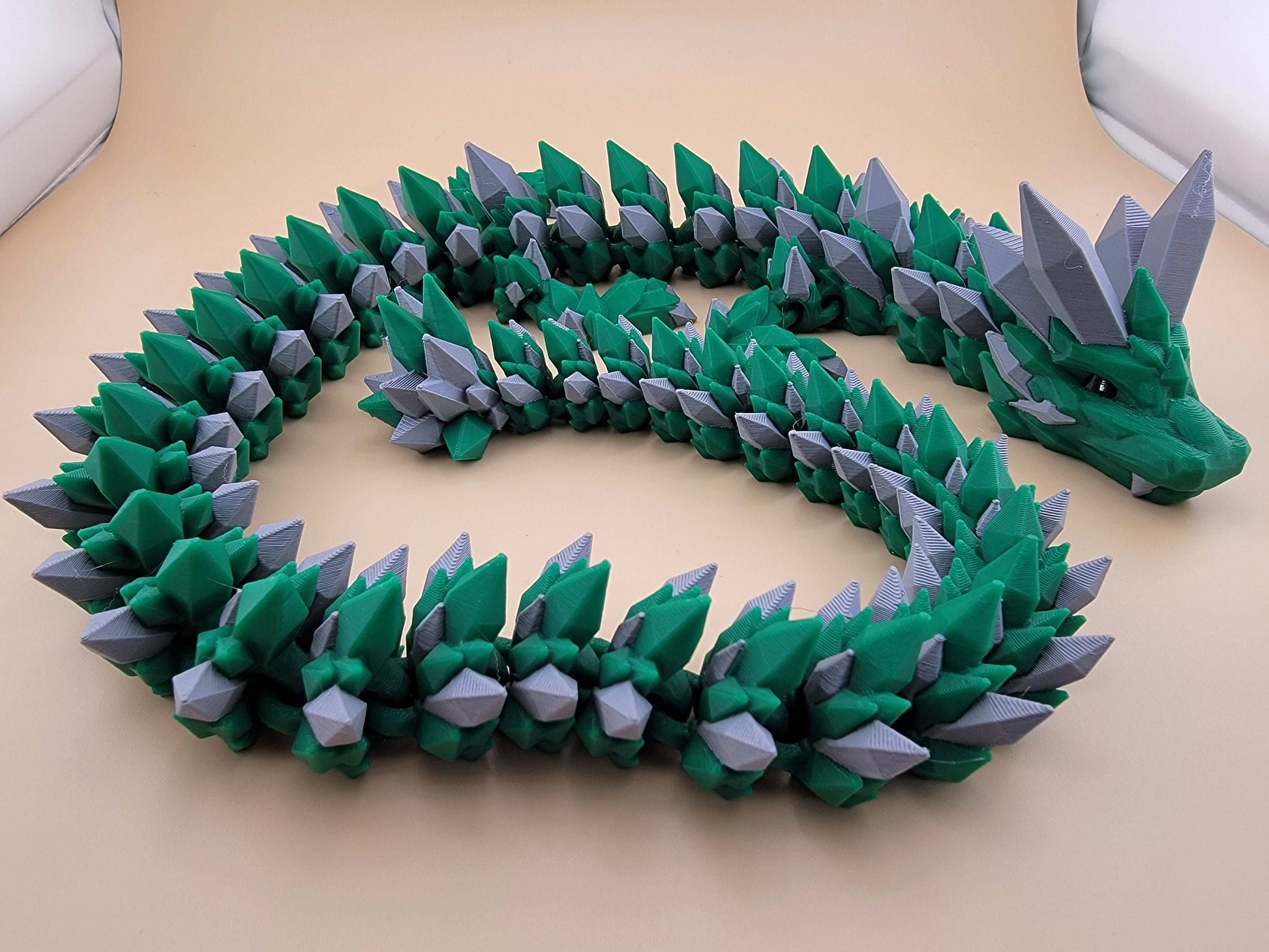 Payson Crystal Dragon coiled