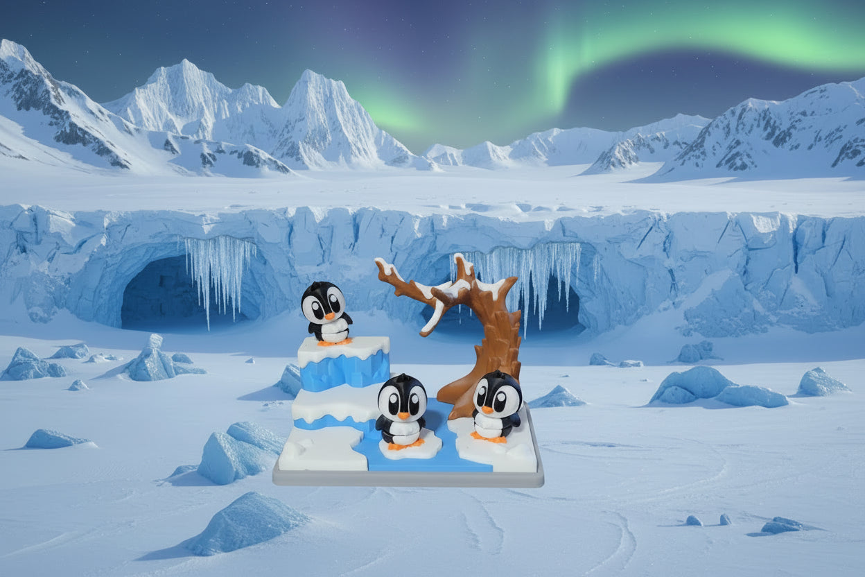 Penguin Playset articulated penguins