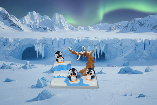 Penguin Playset articulated penguins